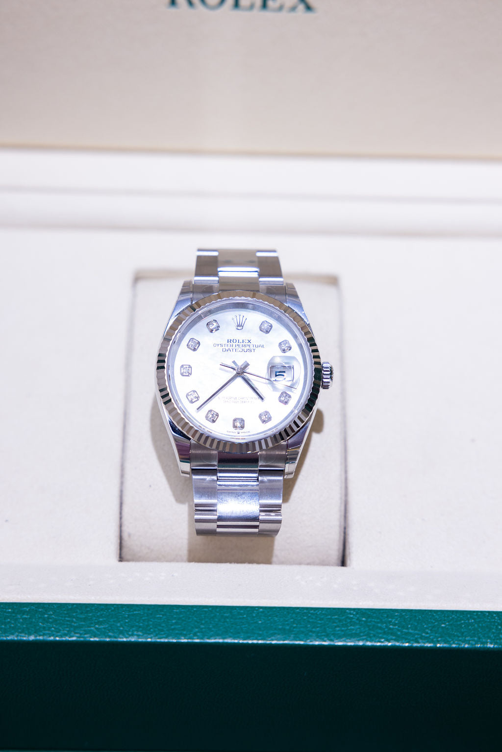 Rolex Datejust 36 126234 – Mother of Pearl Dial